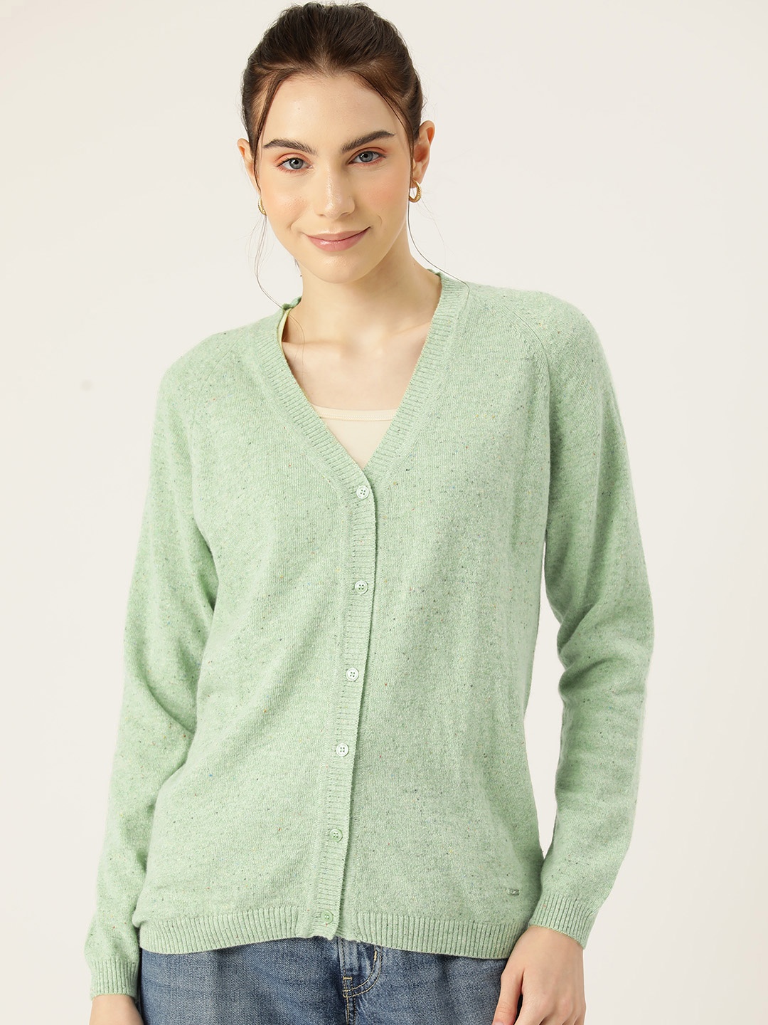 

Monte Carlo Solid Cardigan, Green