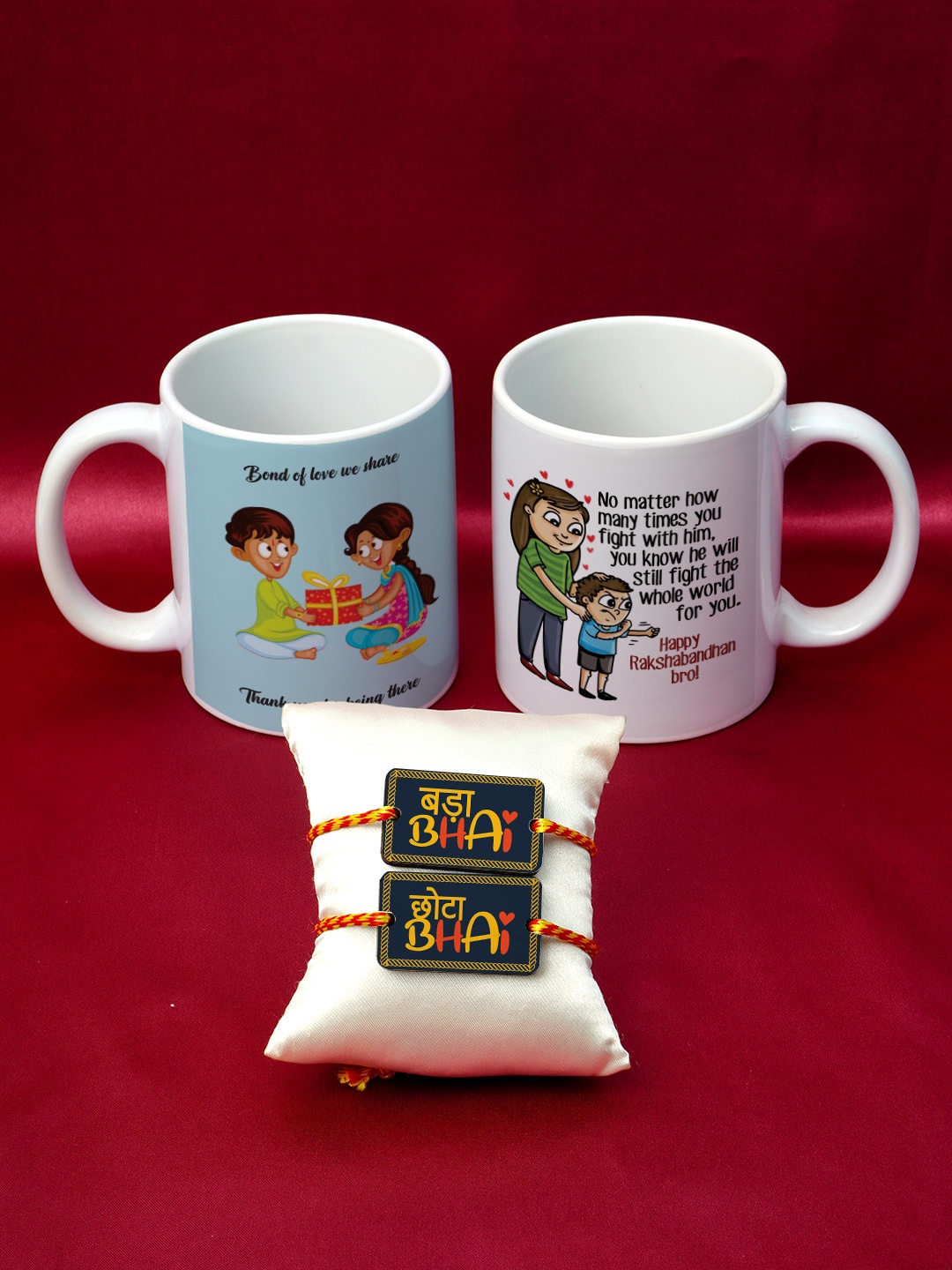 

Crazy Corner Set of 2 Rakhi Combo, Multi