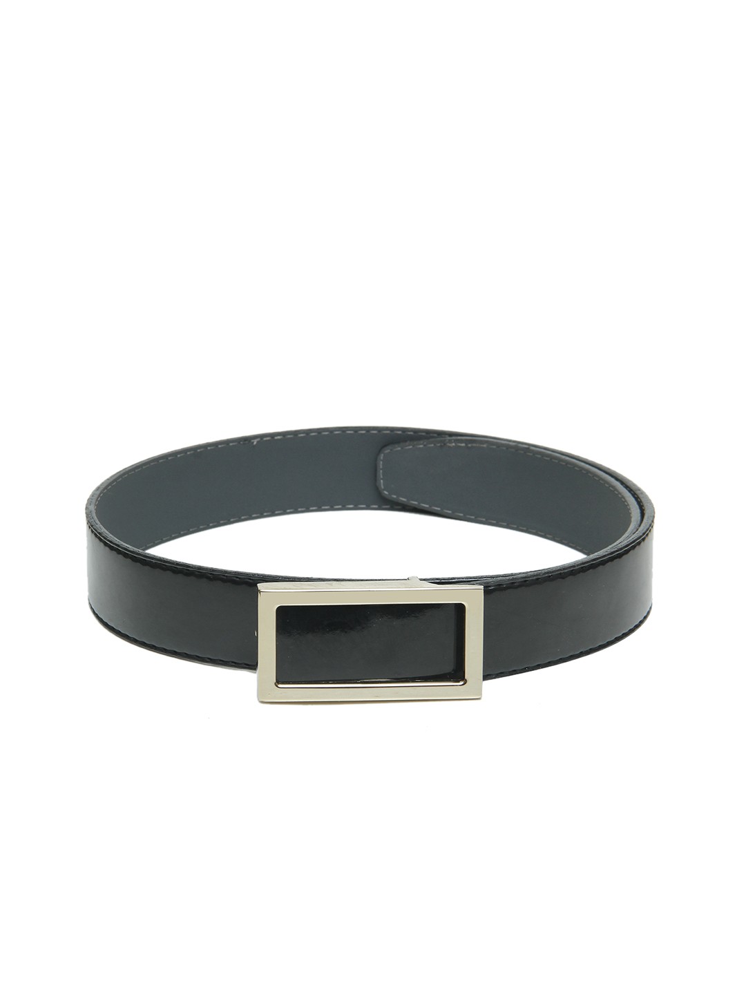 

Calvadoss Men Black Solid Belt