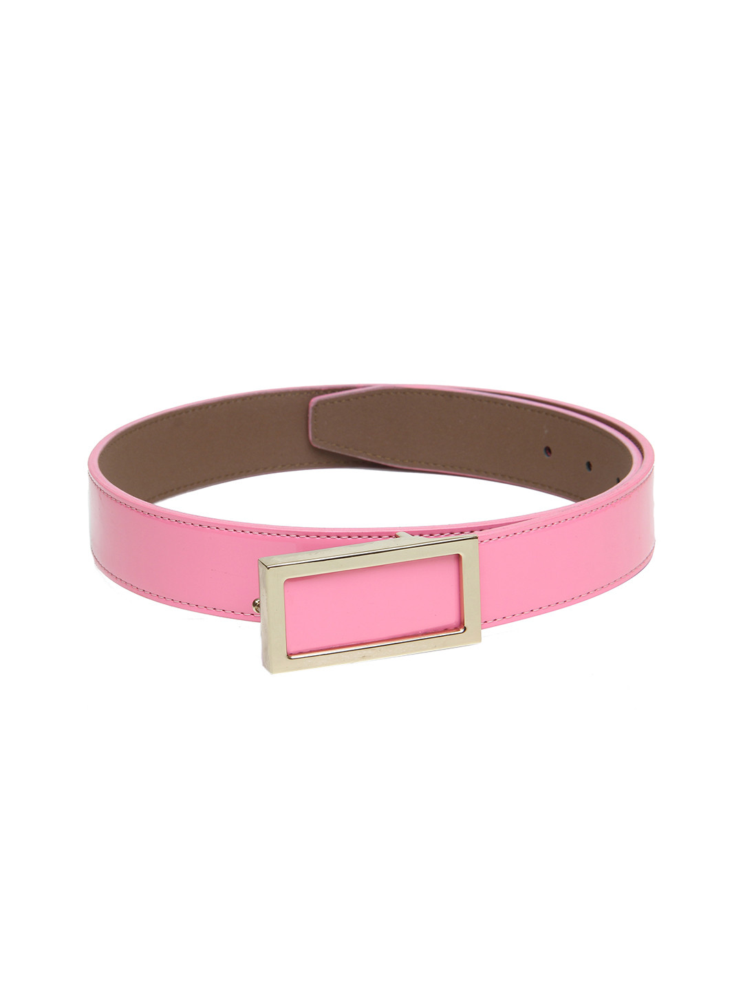 

Calvadoss Women Pink Textured PU Belt