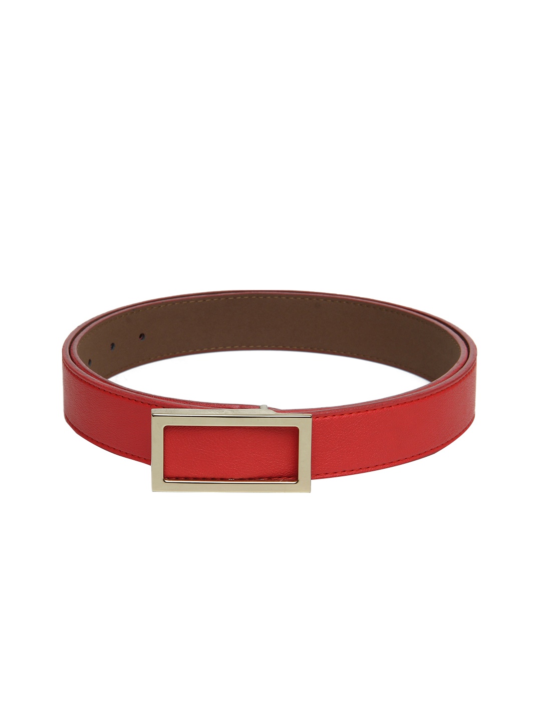 

Calvadoss Boys Red Pu Push Pin Belt