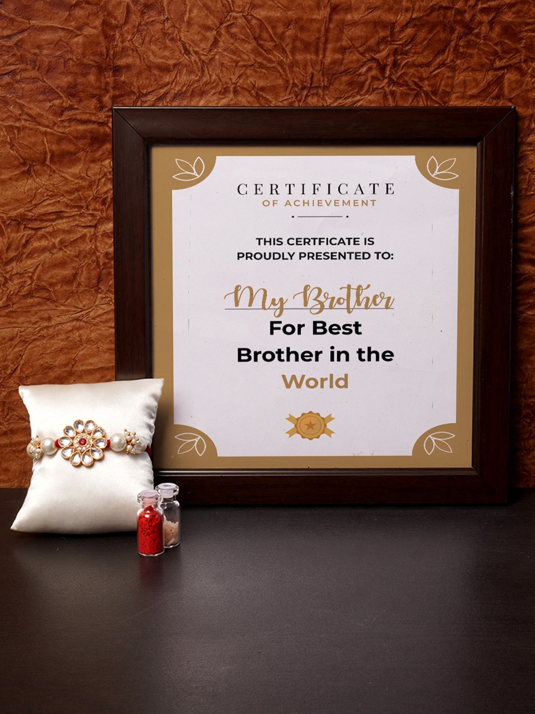 Crazy Corner Rakhi With Frame Combo, Multi