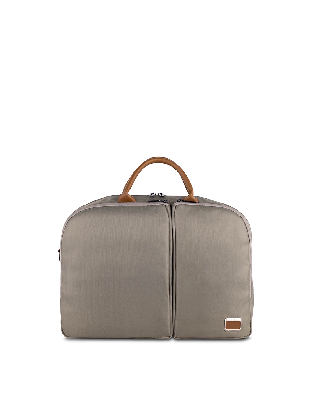 

scarters Unisex Grey & Tan Messenger Bag