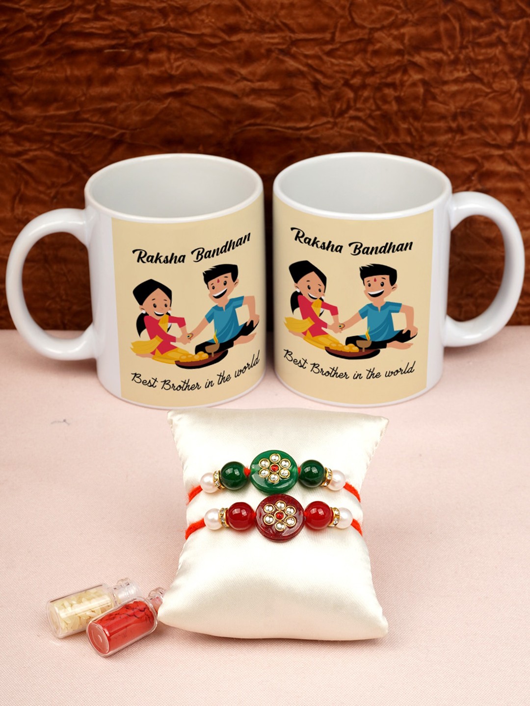 

Crazy Corner Set of 2 Rakhi Combo, Multi