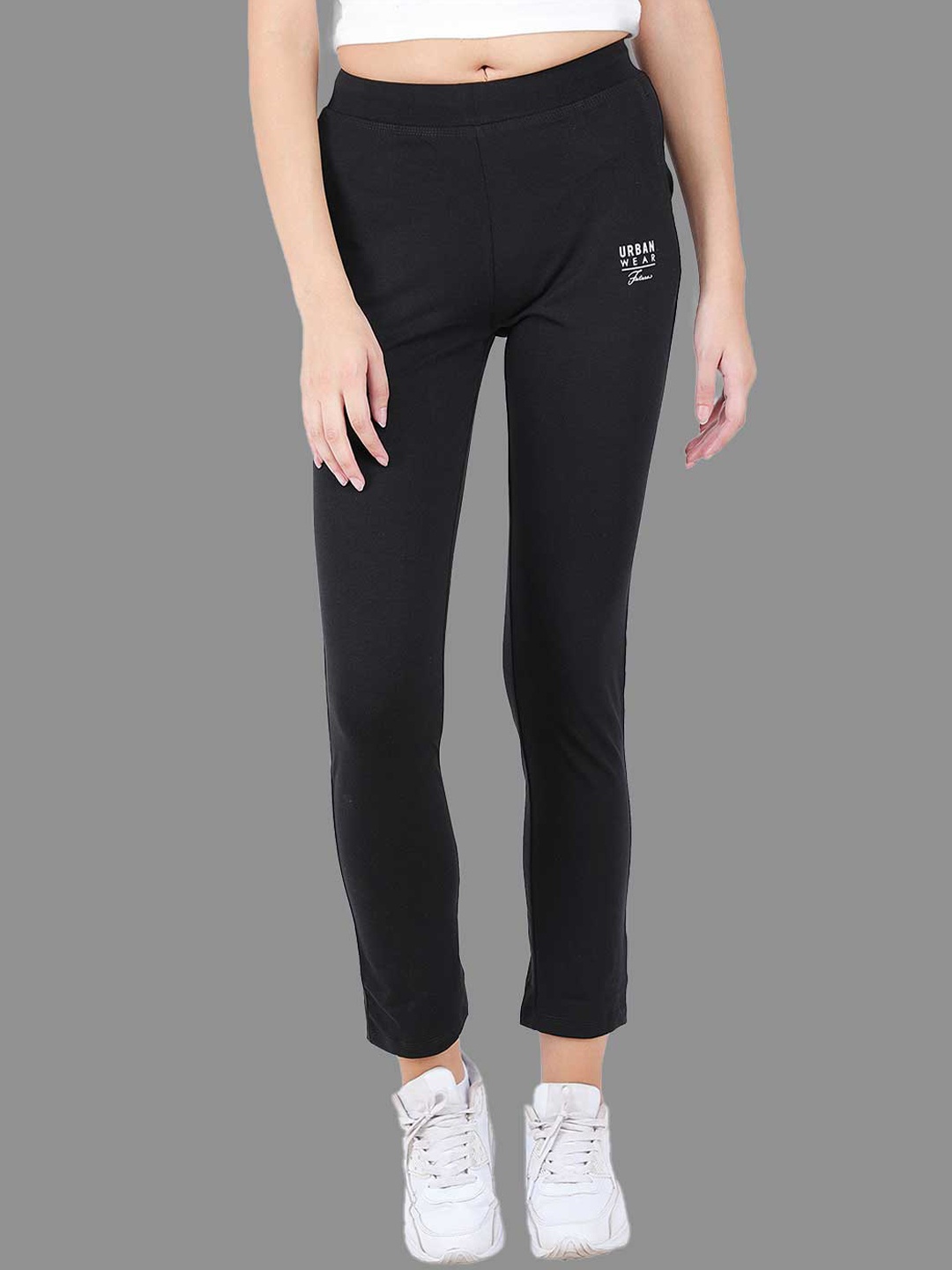 

FUTURO Women Black Comfort Trousers