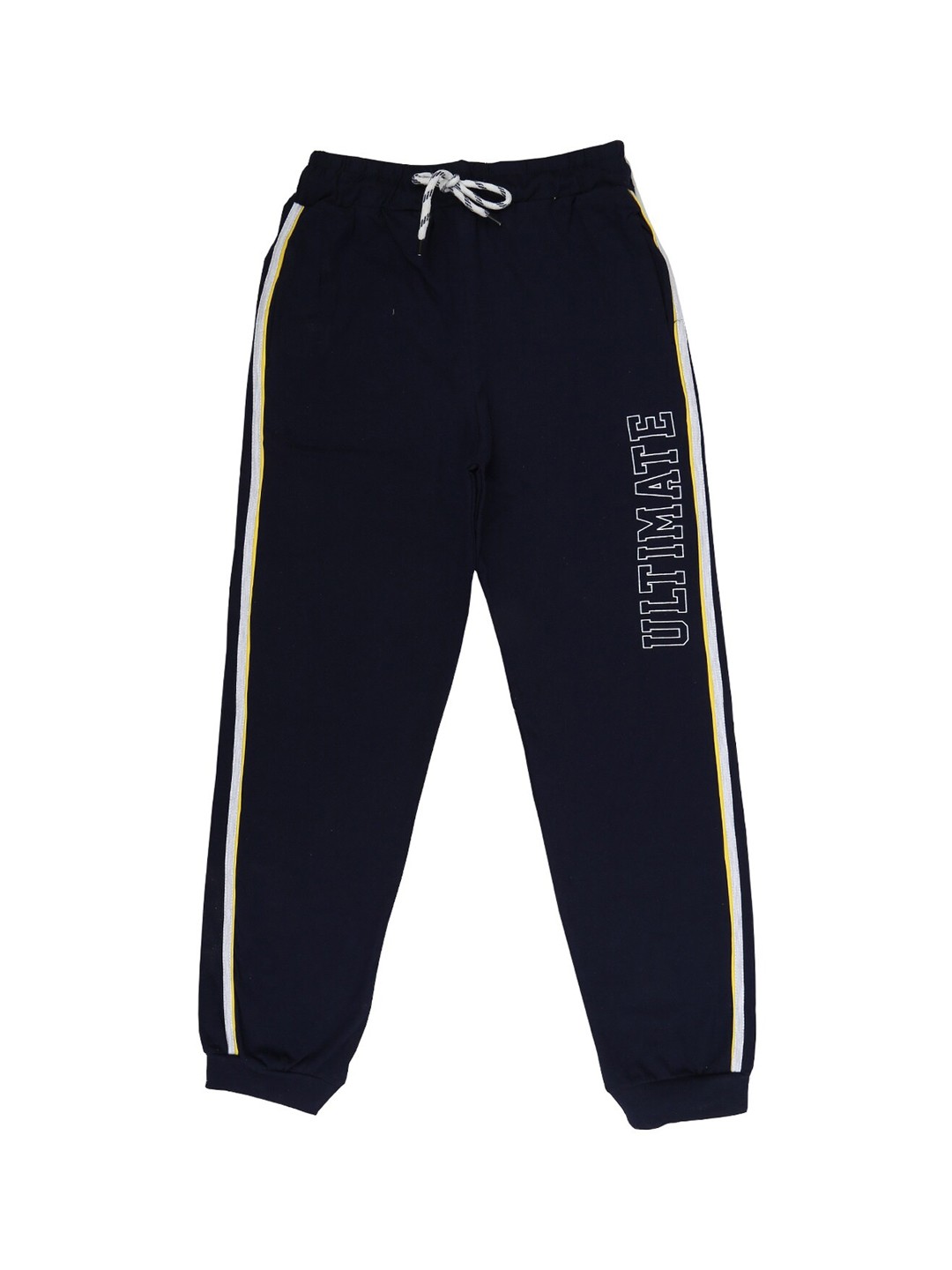 

V-Mart Boys Navy Blue Printed Cotton Single Jersey Lounge Joggers