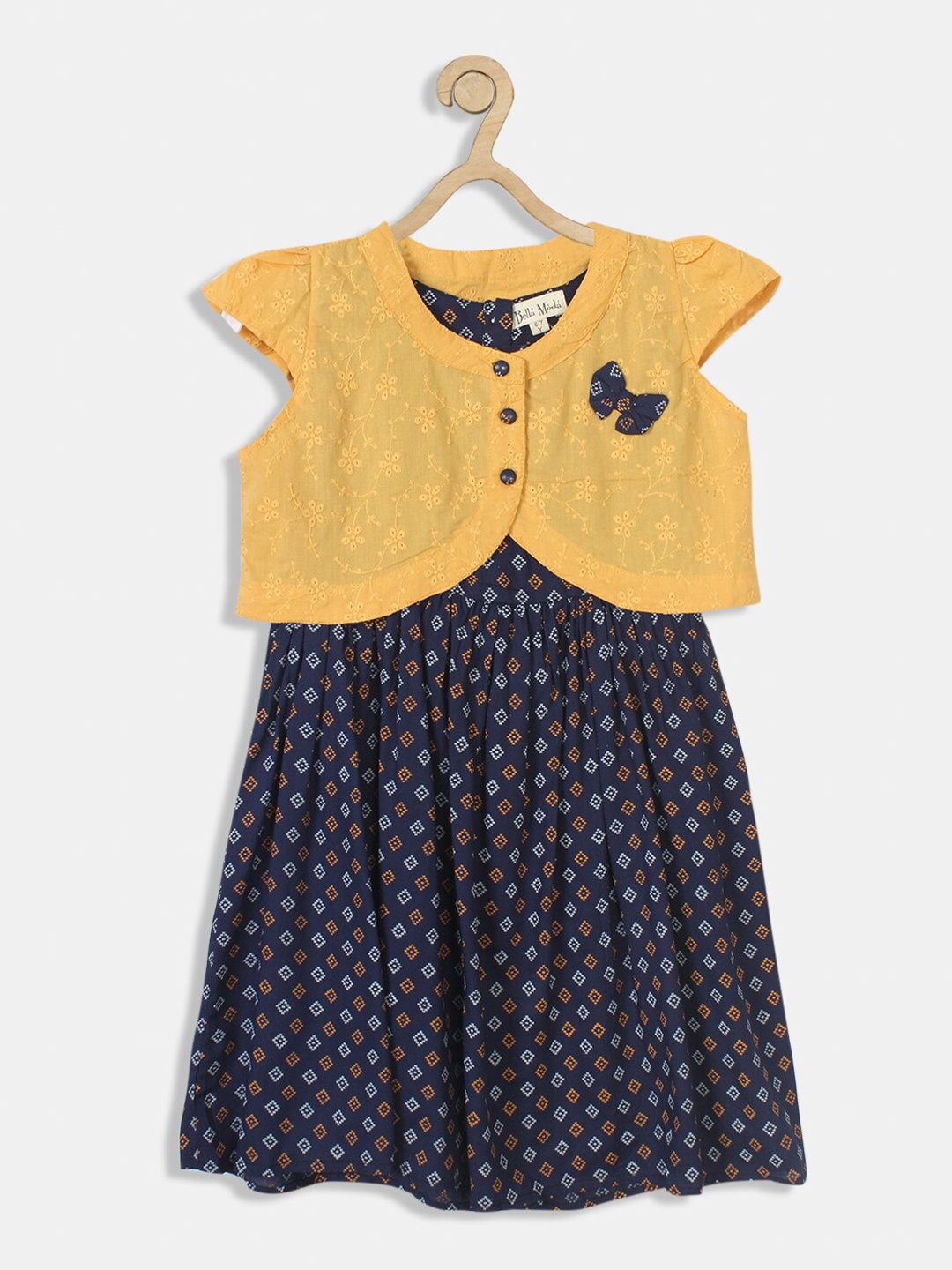 

Bella Moda Blue Floral Dress