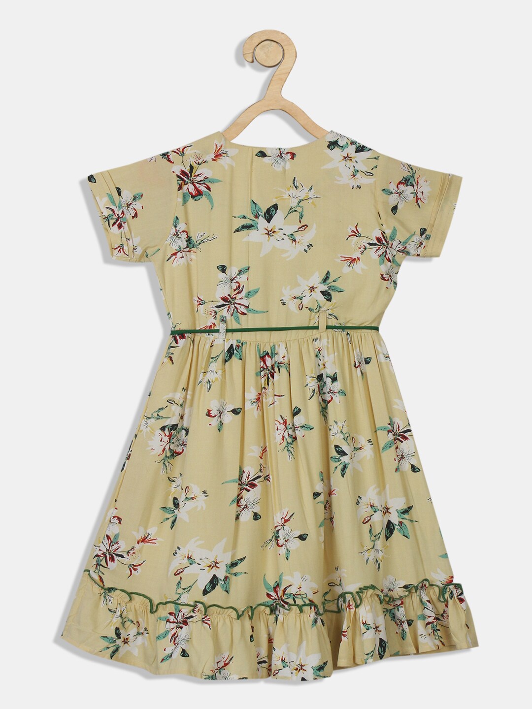 

Bella Moda Girls Cream-Coloured Floral Dress