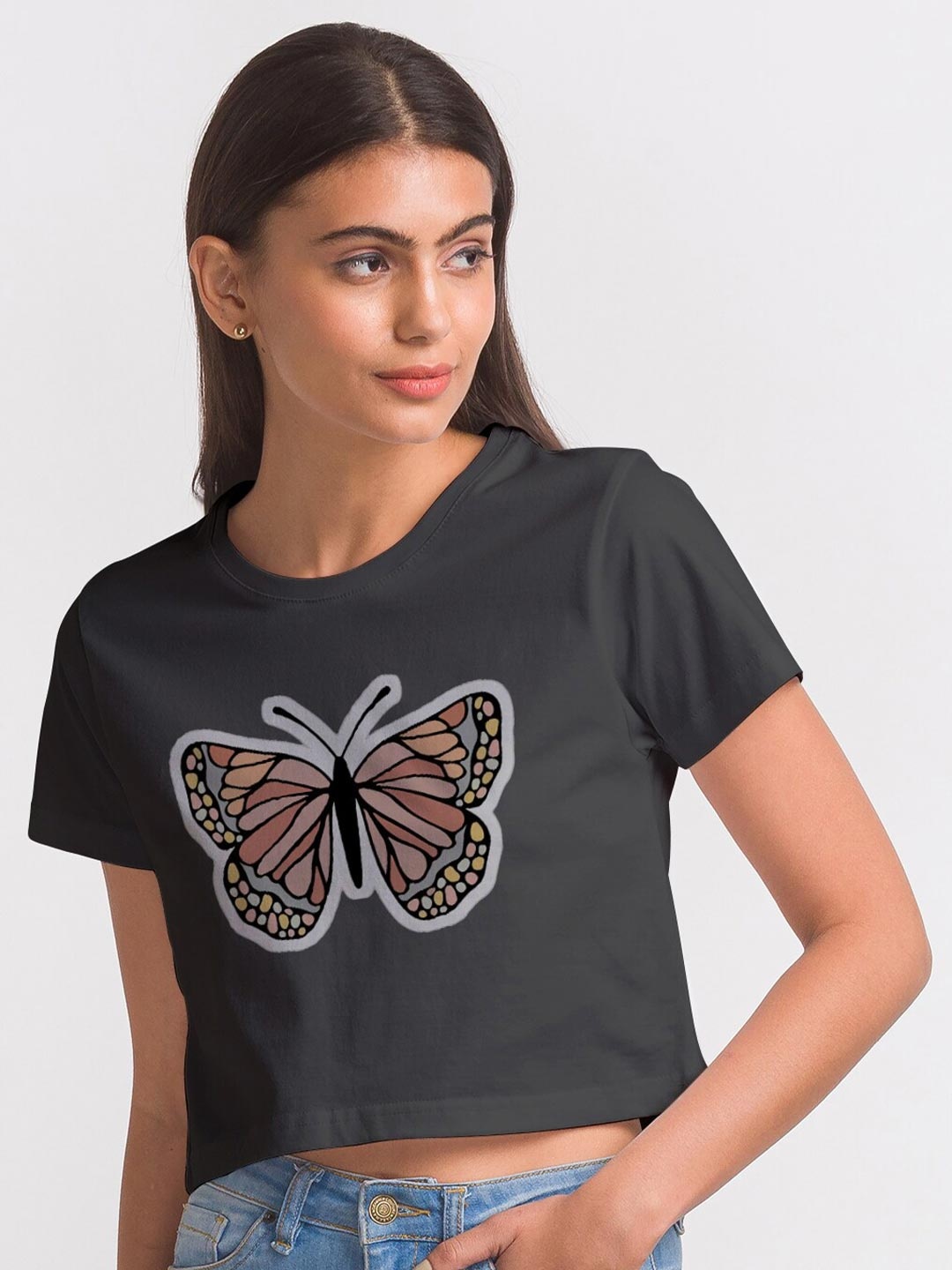 

FashionRack Women Black Printed T-shirt