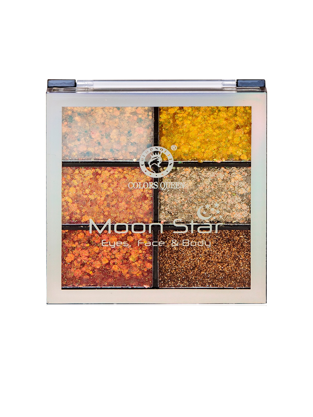 

Colors Queen Moon Star Eyes Face And Body Make Up Palette 15 gm, Multi