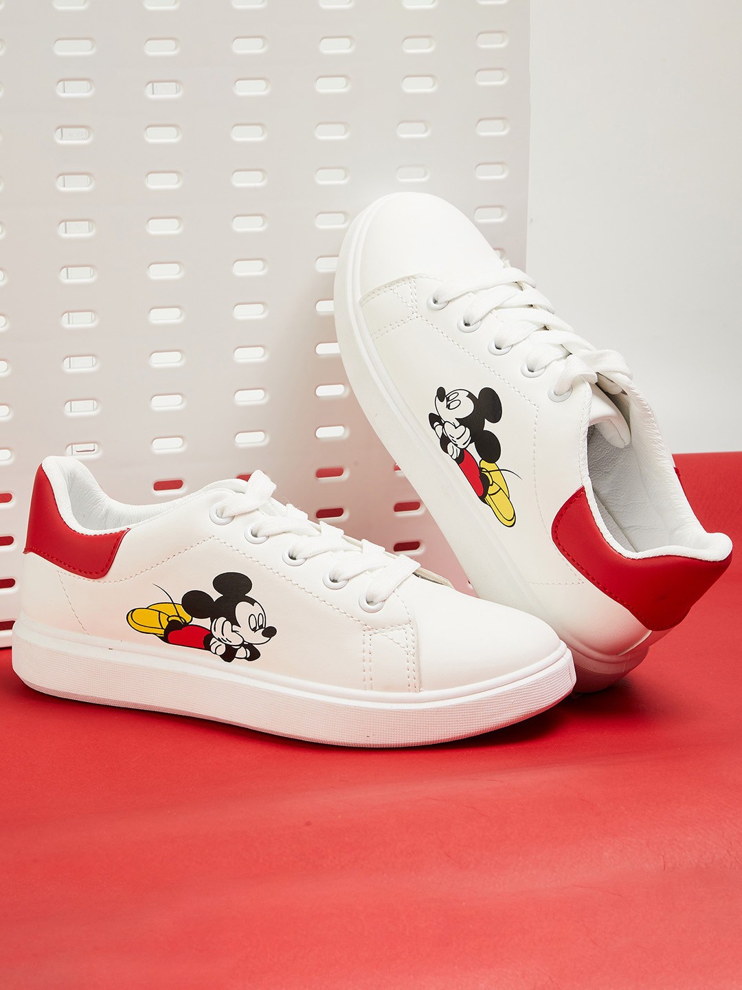 

Fame Forever by Lifestyle Girls White Printed Sneakers