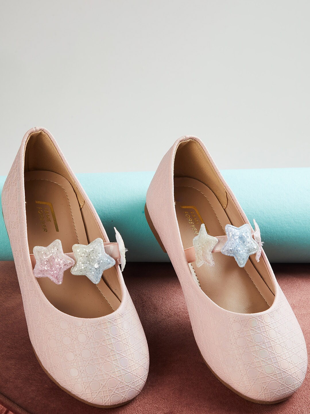 

Fame Forever by Lifestyle Girls Pink Ballerinas Flats