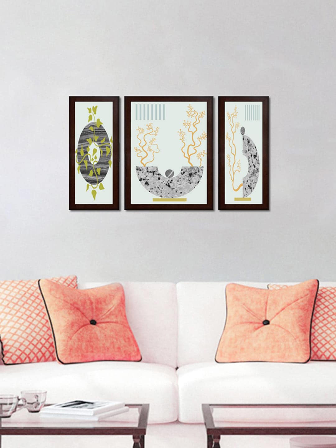 

WENS Set Of 3 Wall Art, Blue