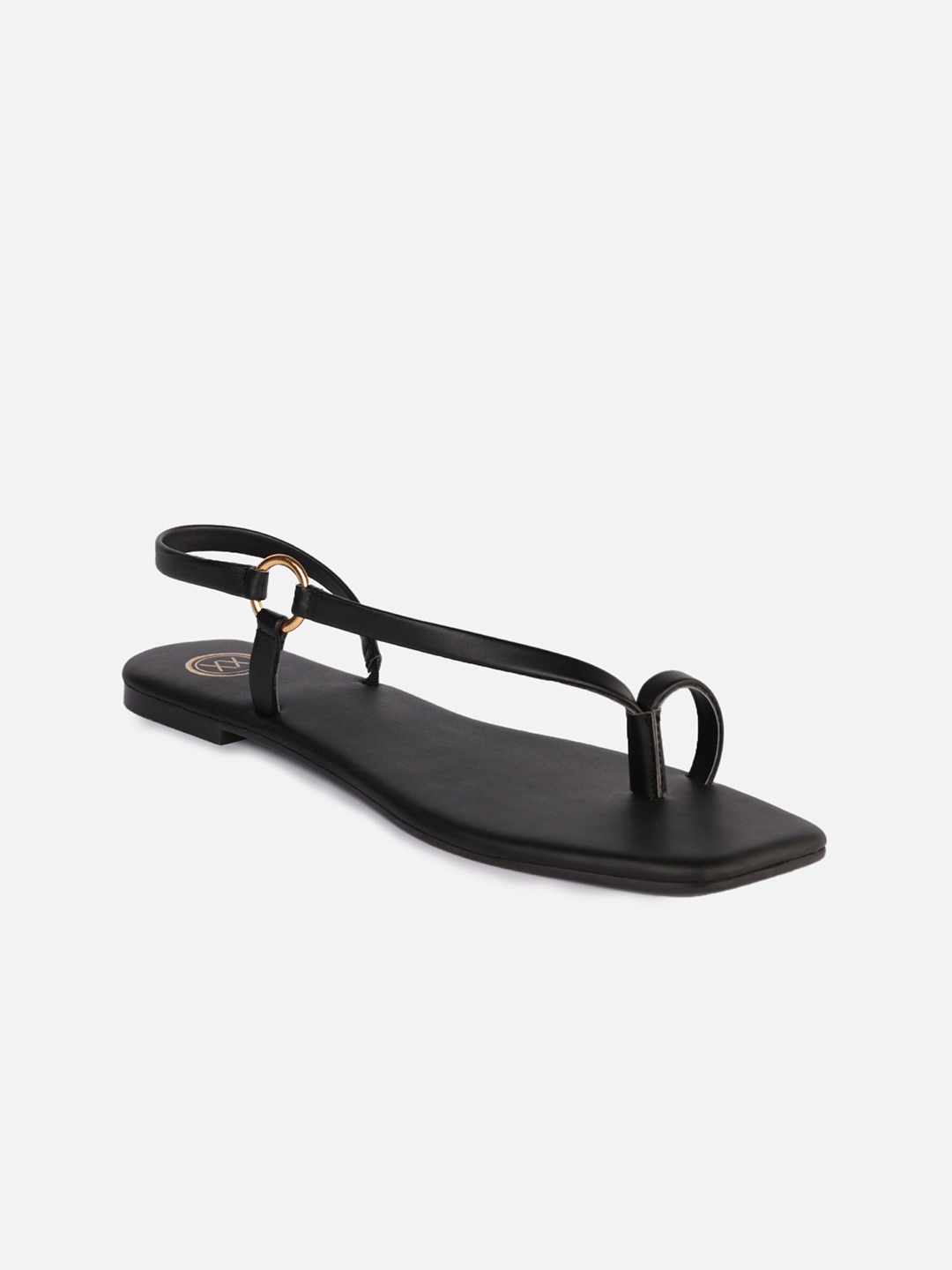 

20Dresses Women Black Buckles Flats