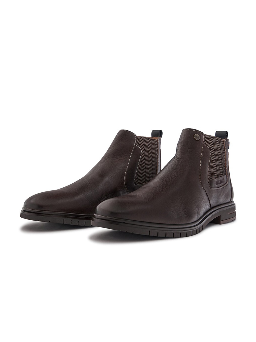 

Buckaroo Men Brown Genuine Leather Boots, Coffee brown
