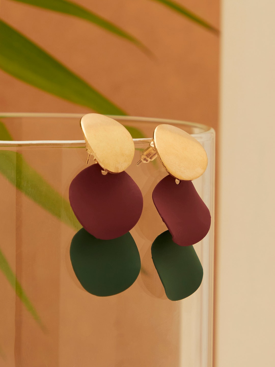 

SOHI Multicoloured Contemporary Designer Drop Earrings, Multi