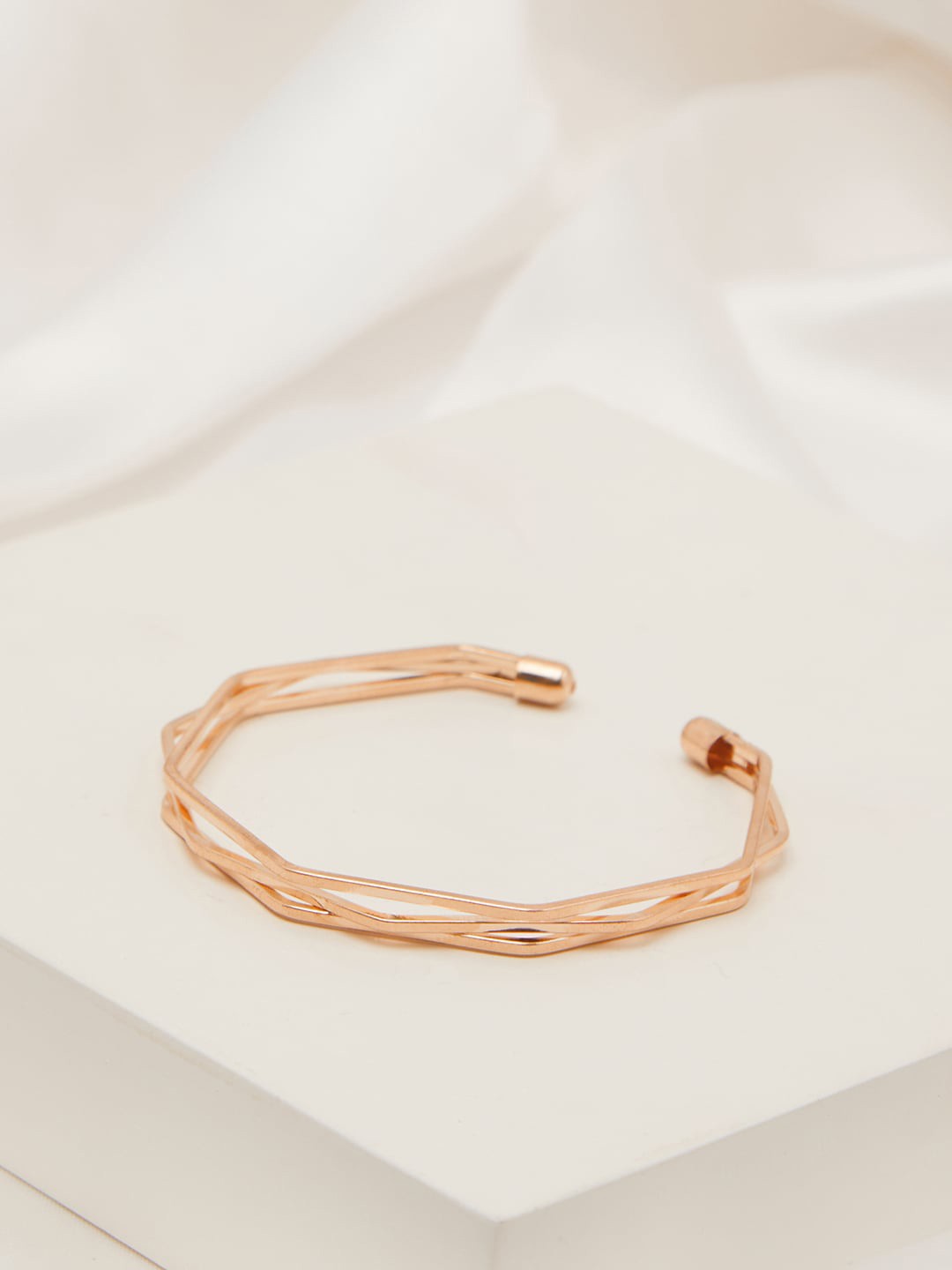 

SOHI Women Gold Plated Designer Bracelet
