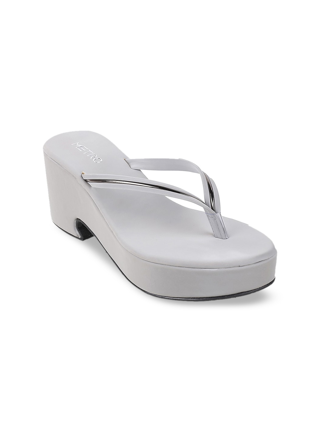 

Metro Grey Platform Sandals