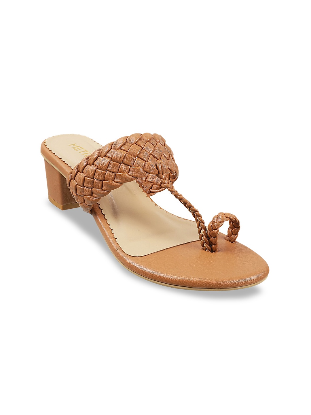 

Metro Tan & Beige Block Heels