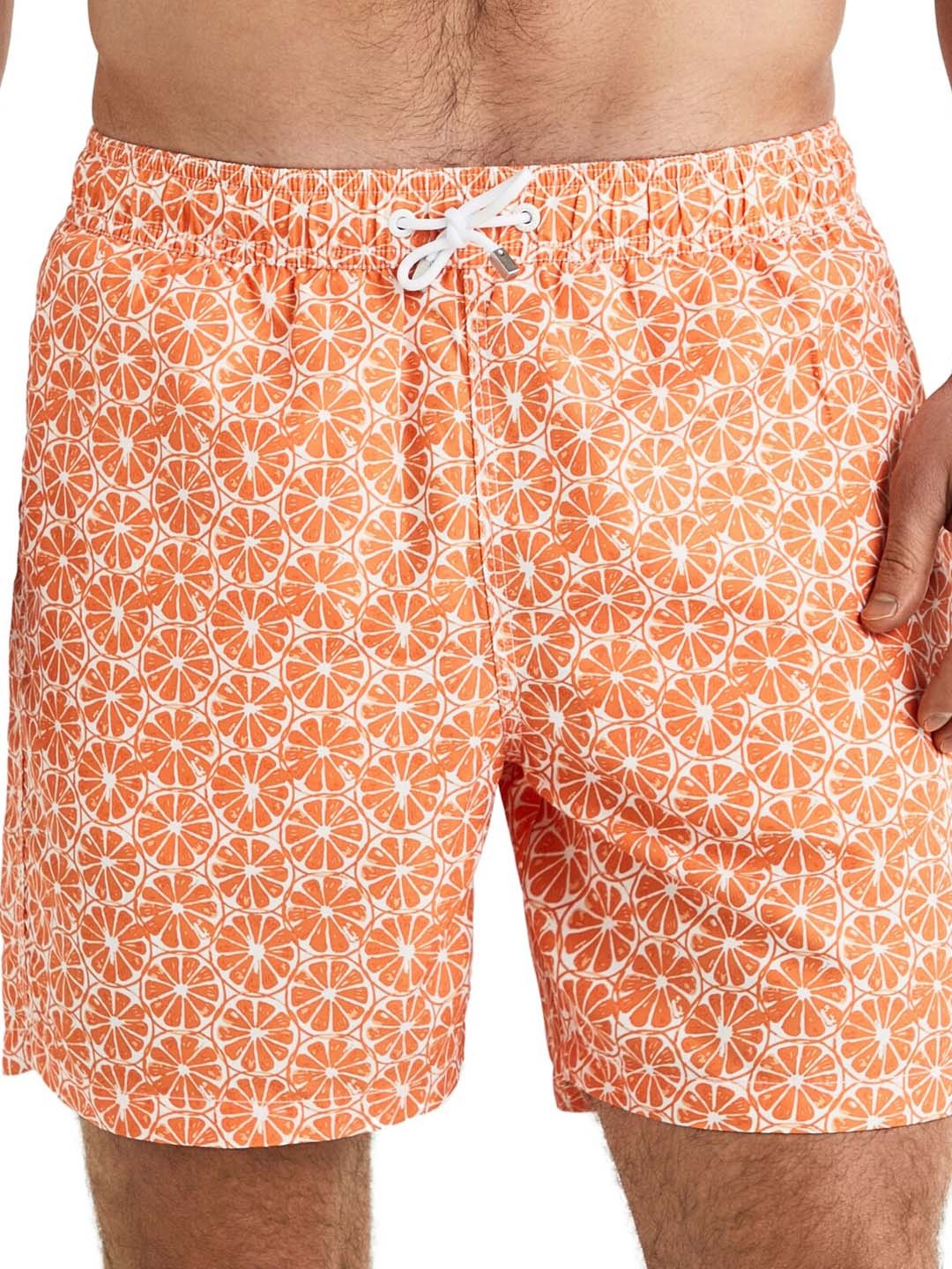 

HACKETT LONDON Men White Floral Printed Outdoor Shorts