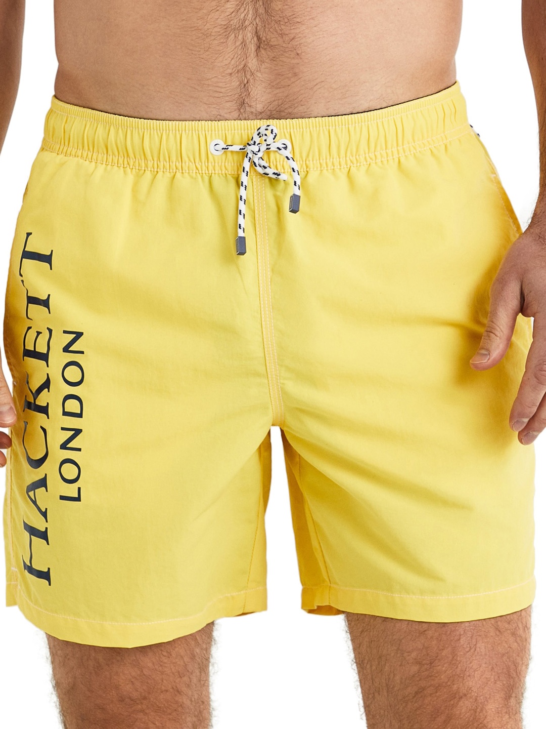 

HACKETT LONDON Men Yellow Printed Outdoor Sports Shorts