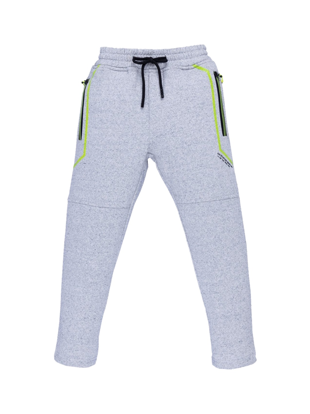 

Status Quo Boys Grey Solid Cotton Track Pants
