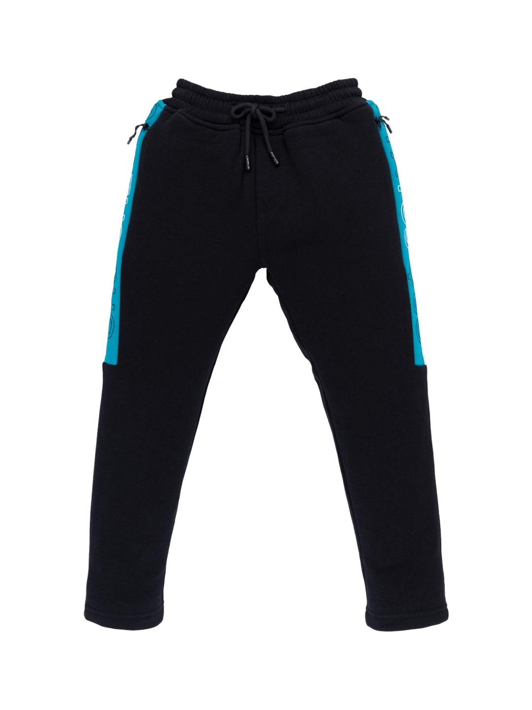 

Status Quo Boys Black Solid Cotton Track Pants