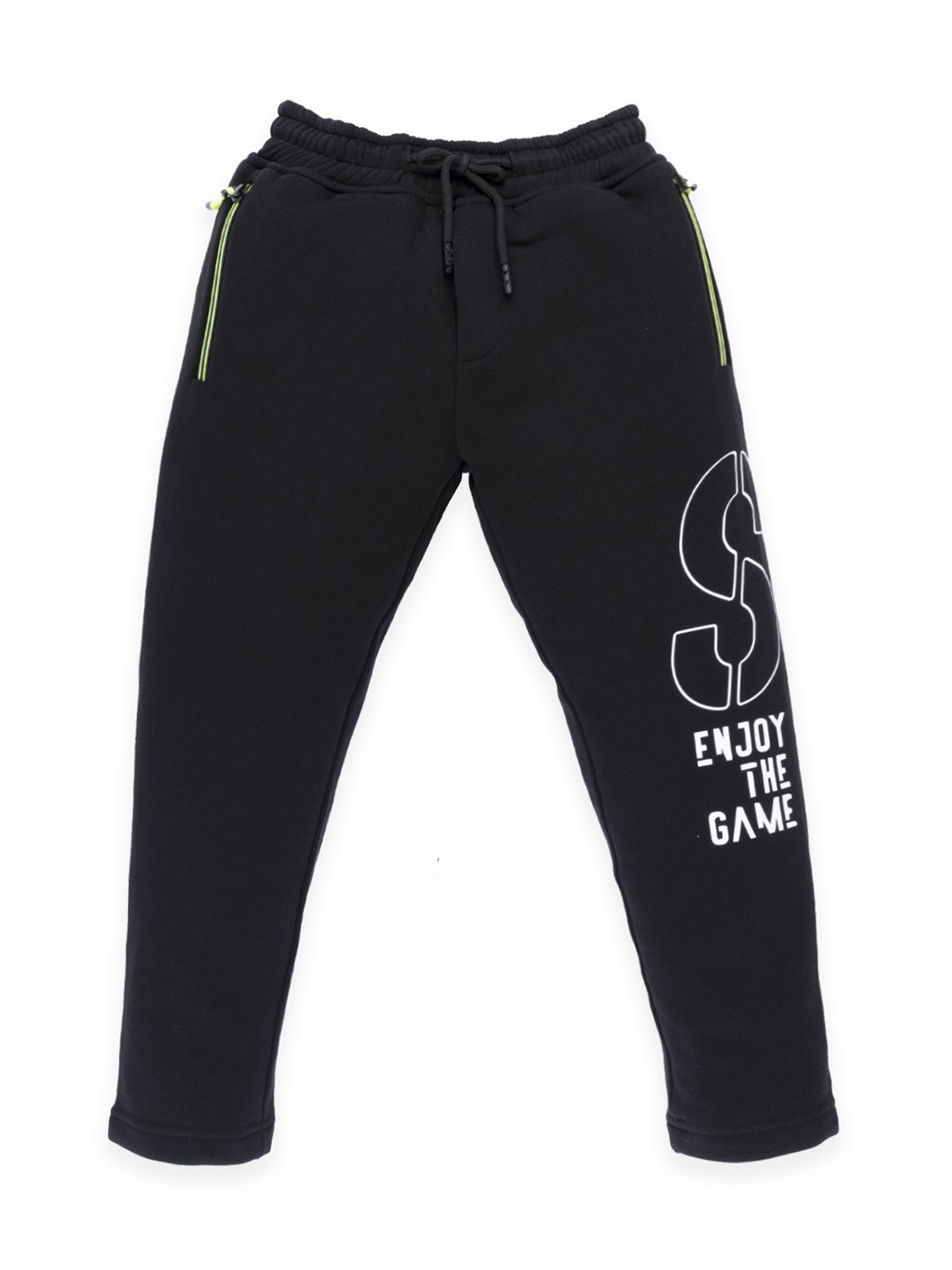 

Status Quo Boys Black Pirnted Cotton Track Pants