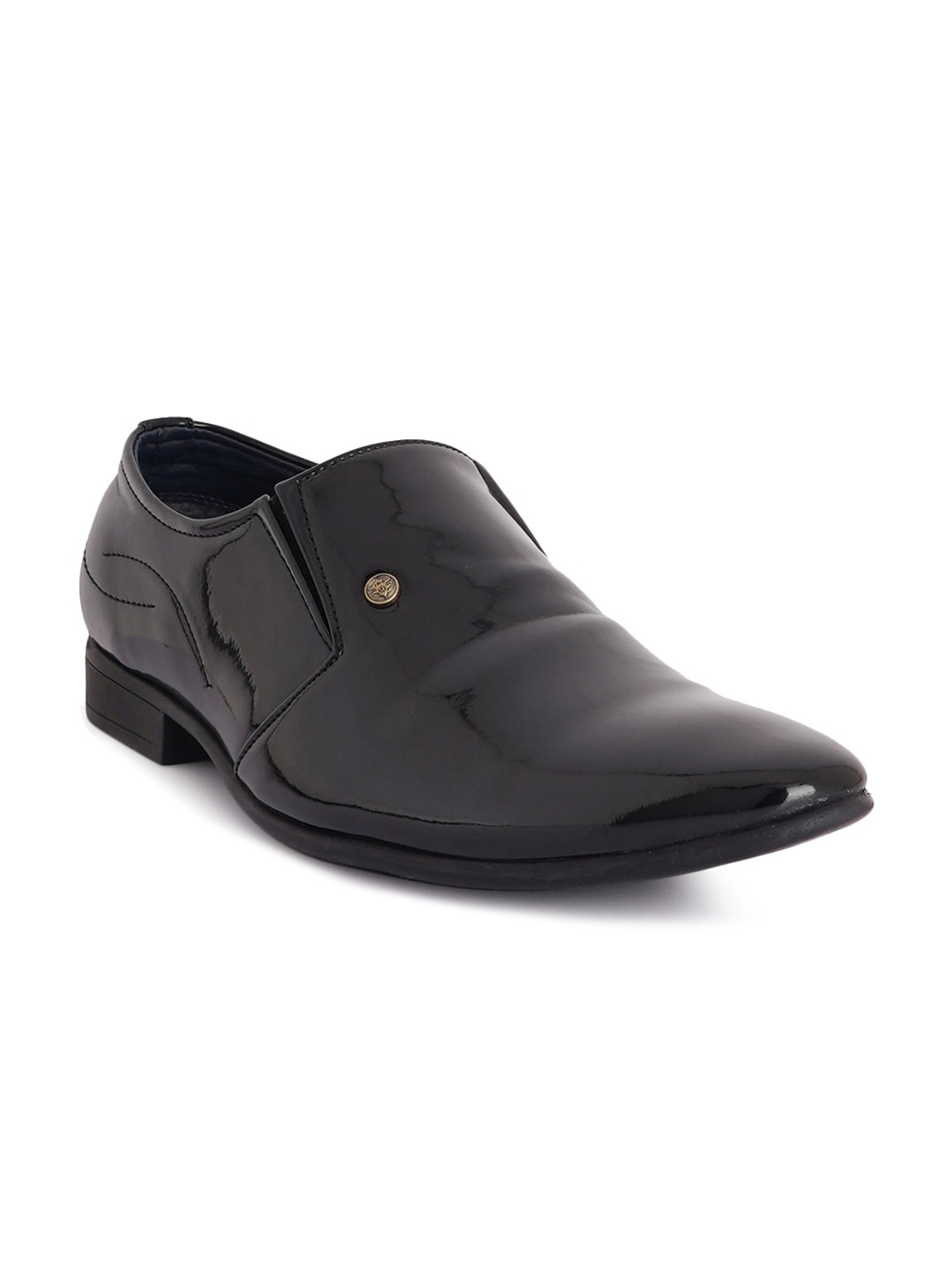 

Style Shoes Men Black Semi Formal Slip-on Shoes