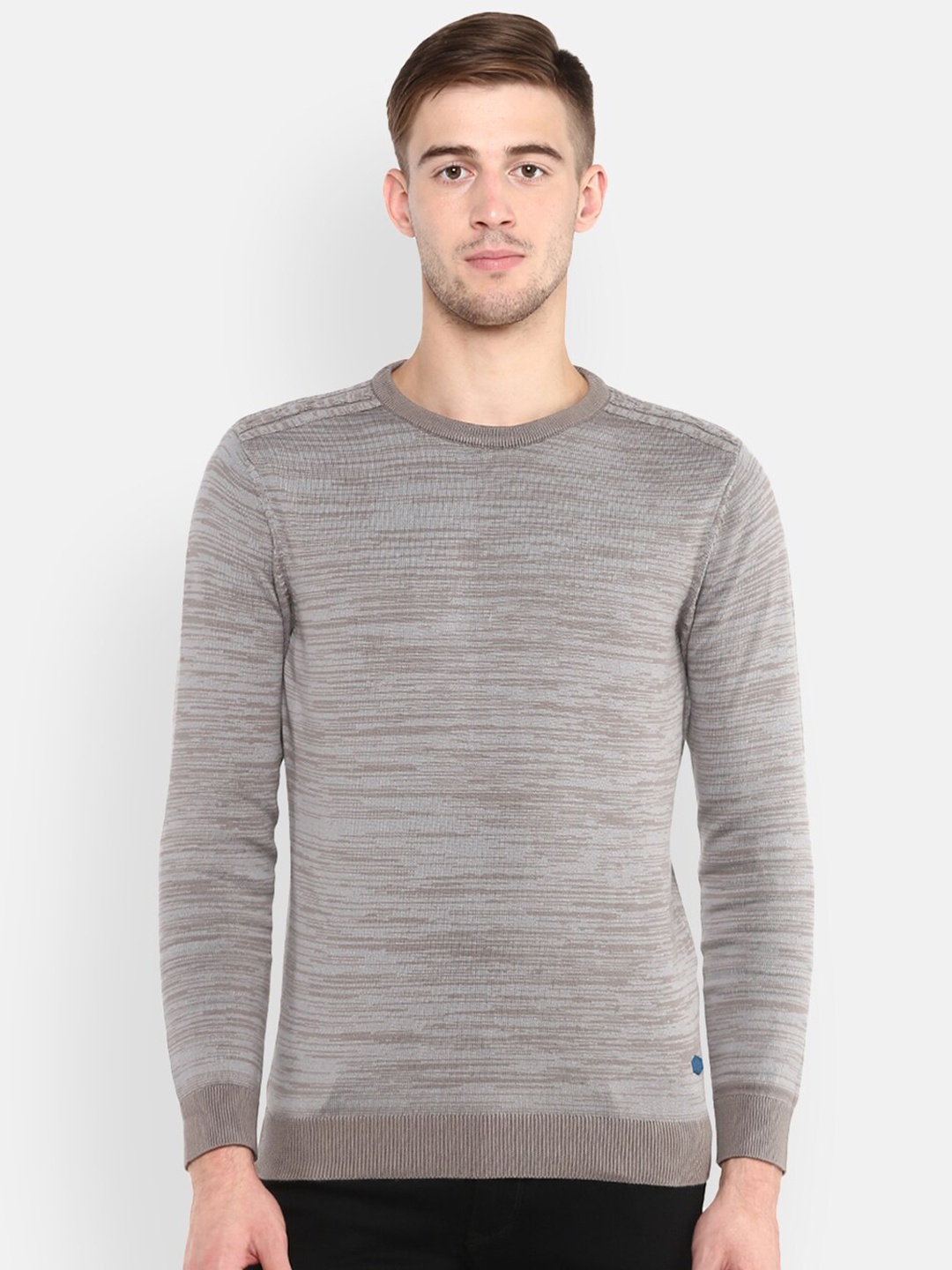 Red Chief Men Grey Pullover