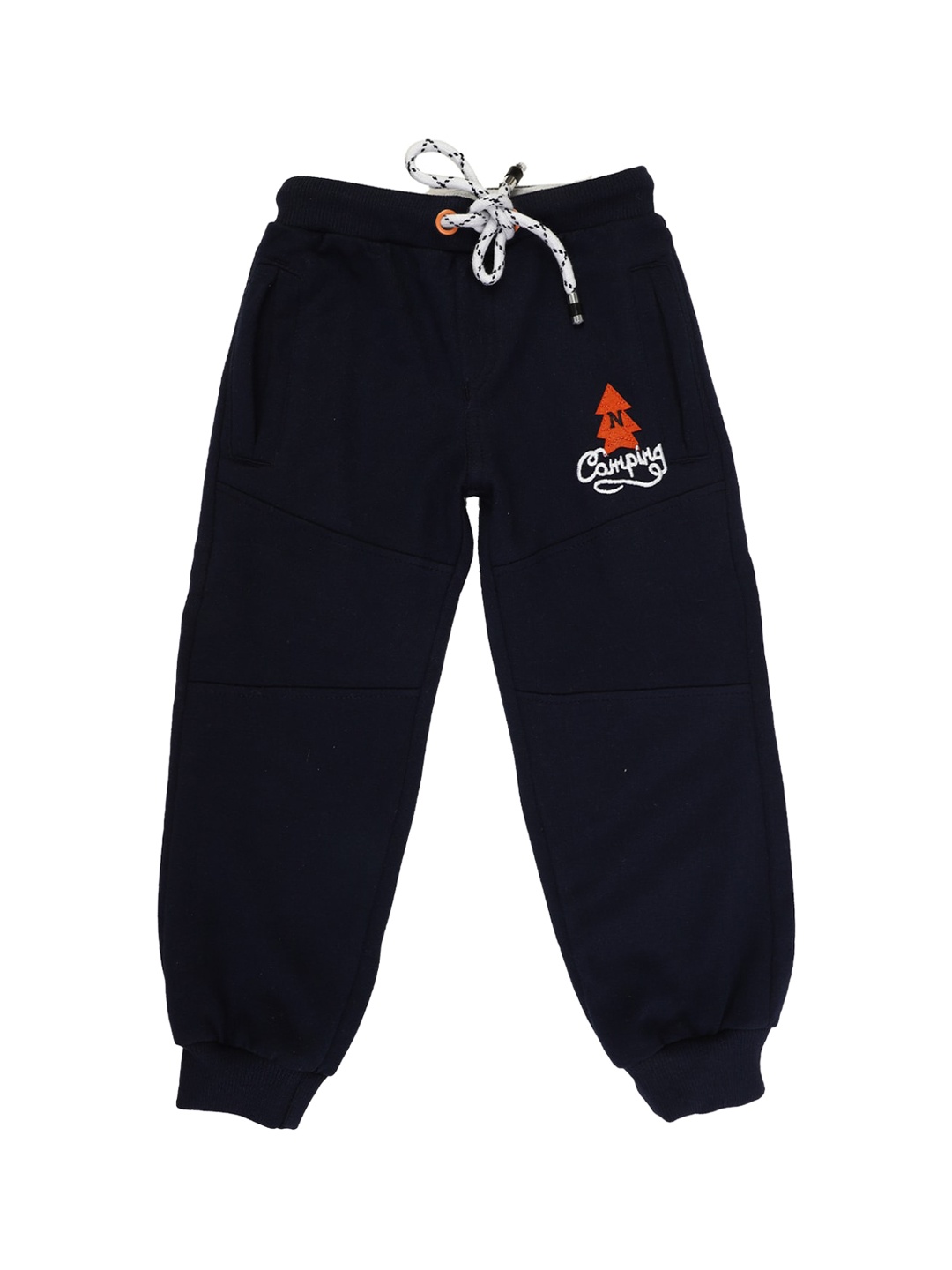 

V-Mart Boys Navy Blue Printed Fleece Lounge Joggers