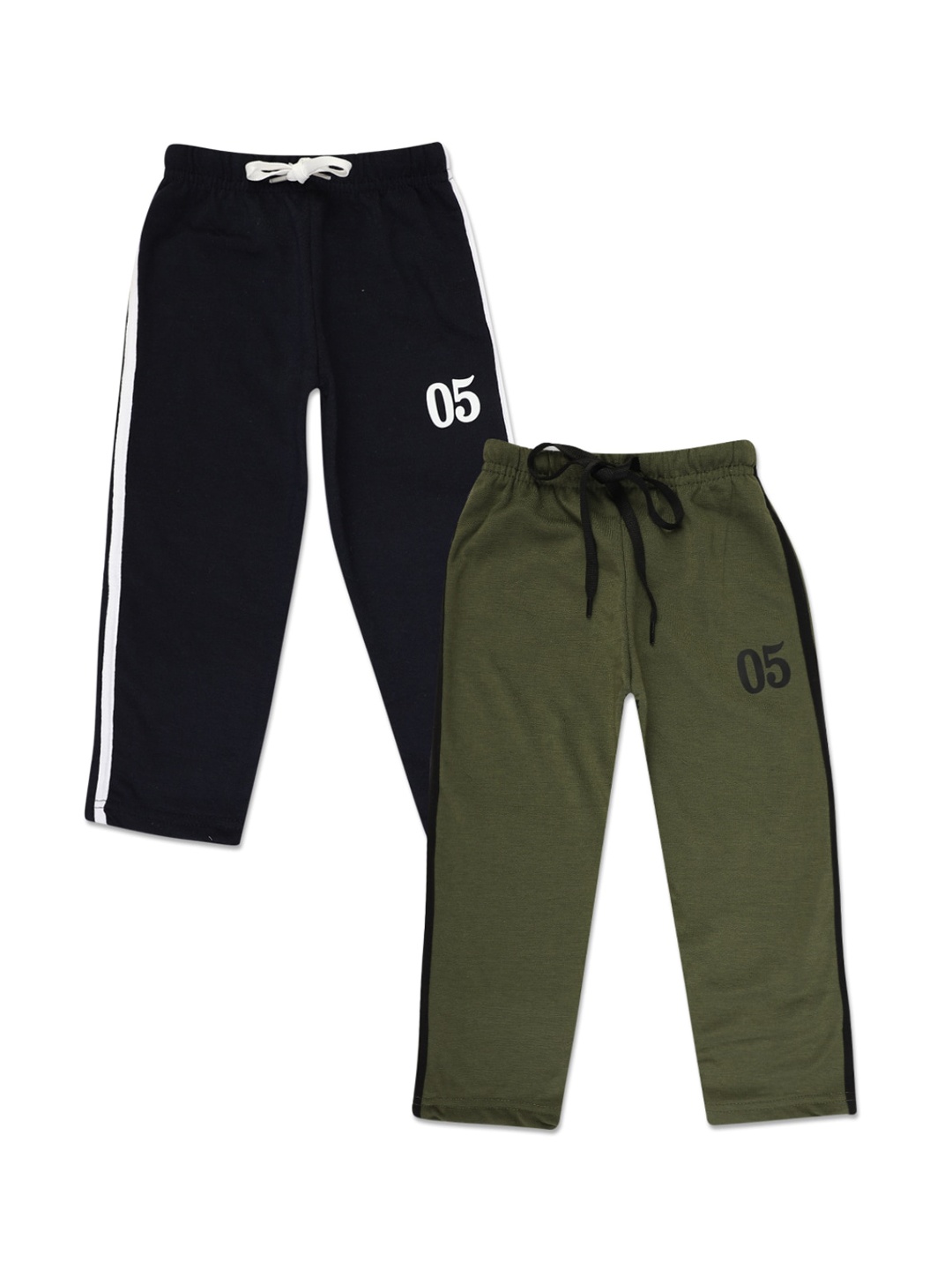 

V-Mart Boys Low-Rise Pack of 2 Pyjama, Navy blue