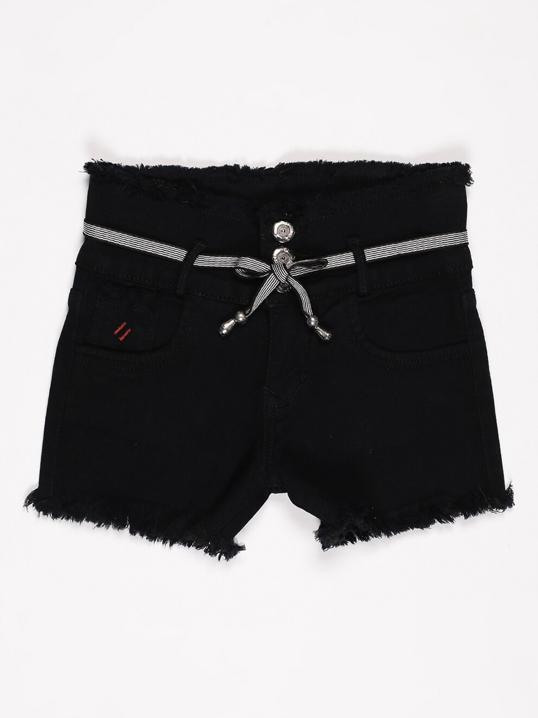 

V2 Value & Variety Girls Black Denim Shorts