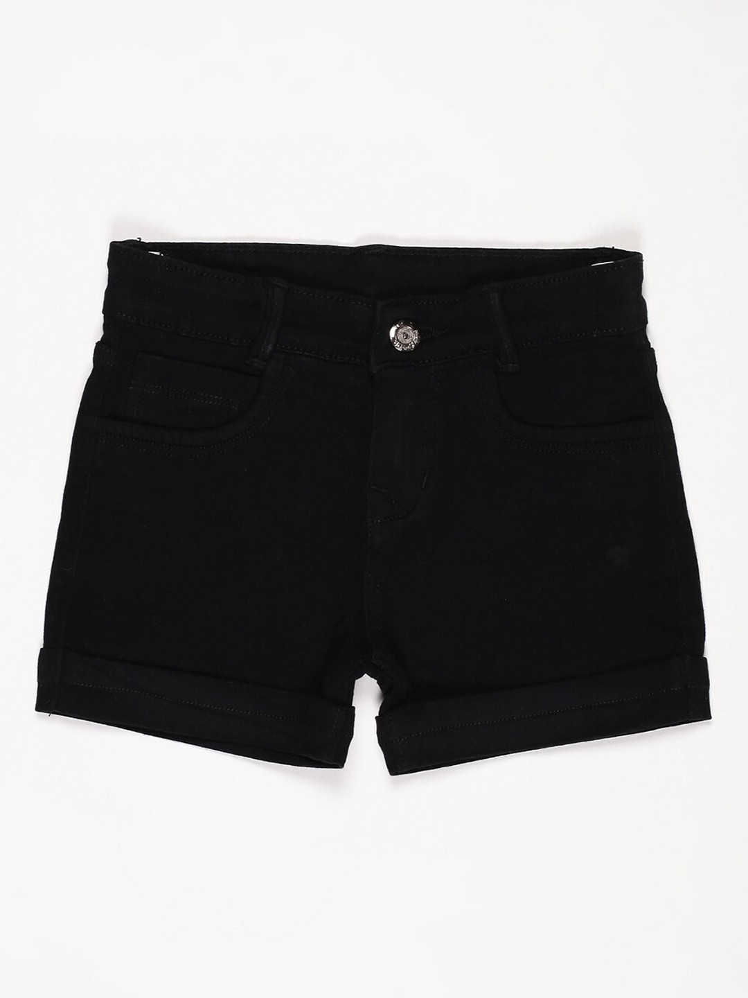 

V2 Value & Variety Girls Black Denim Shorts