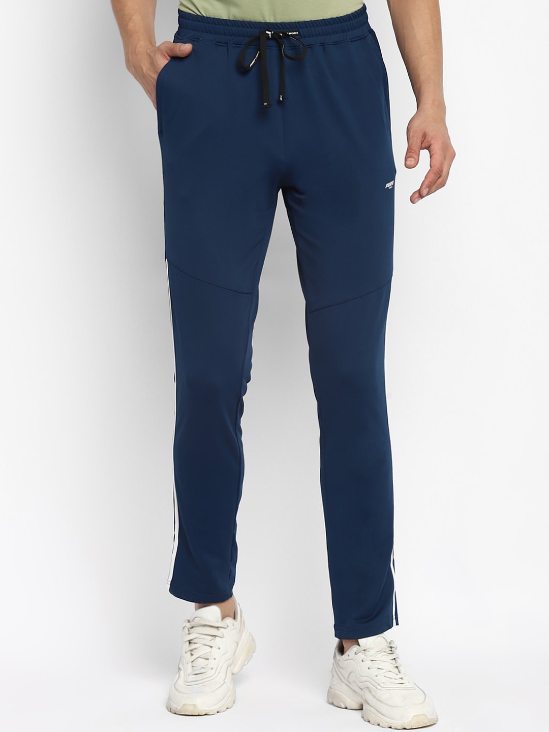 

FURO by Red Chief Men Blue Solid Cotton Track Pants
