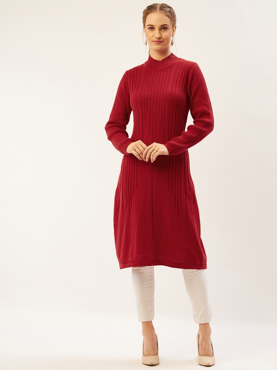 

American Eye Women Red Kurta