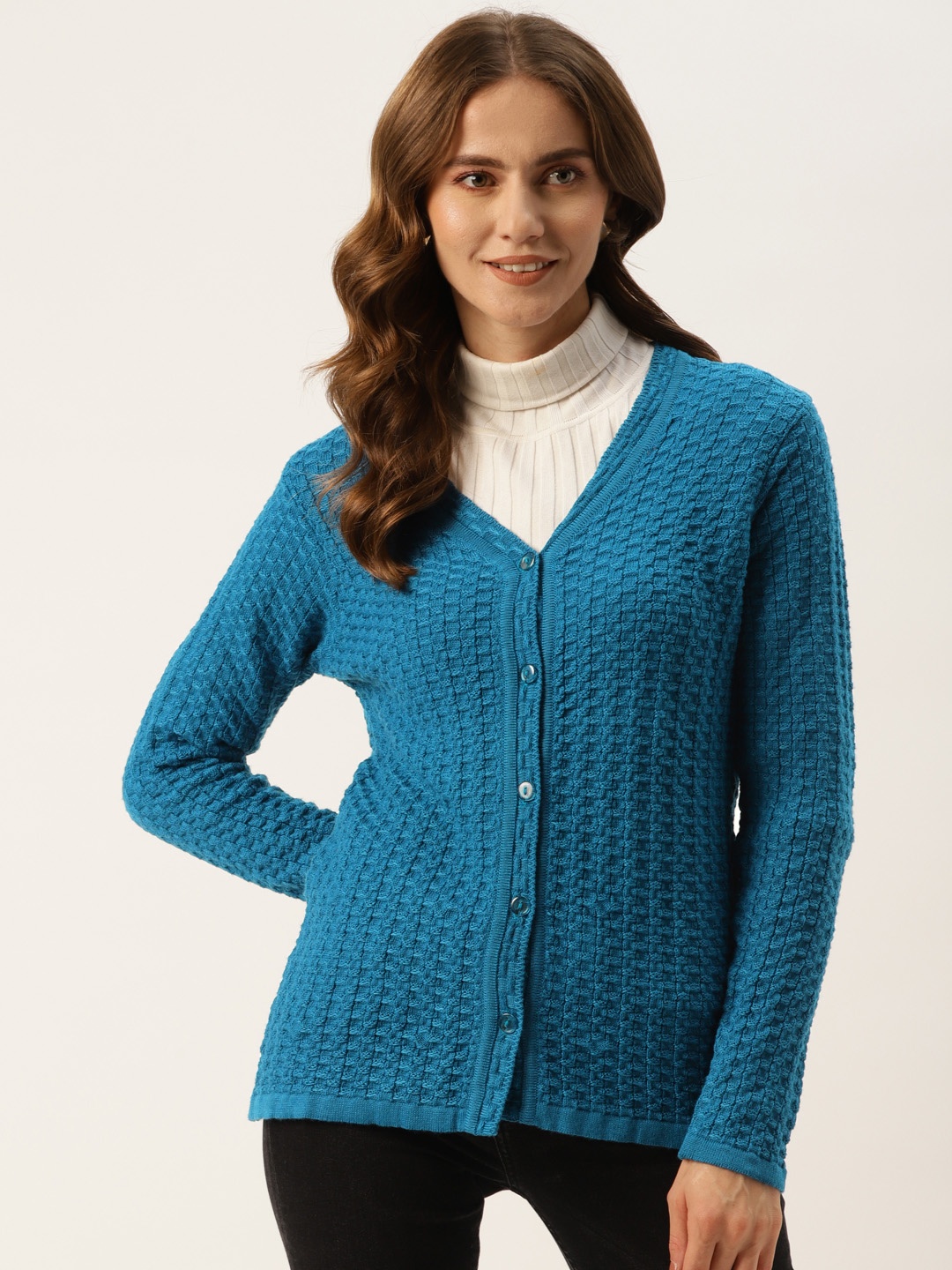 

American Eye Women Blue Cardigan