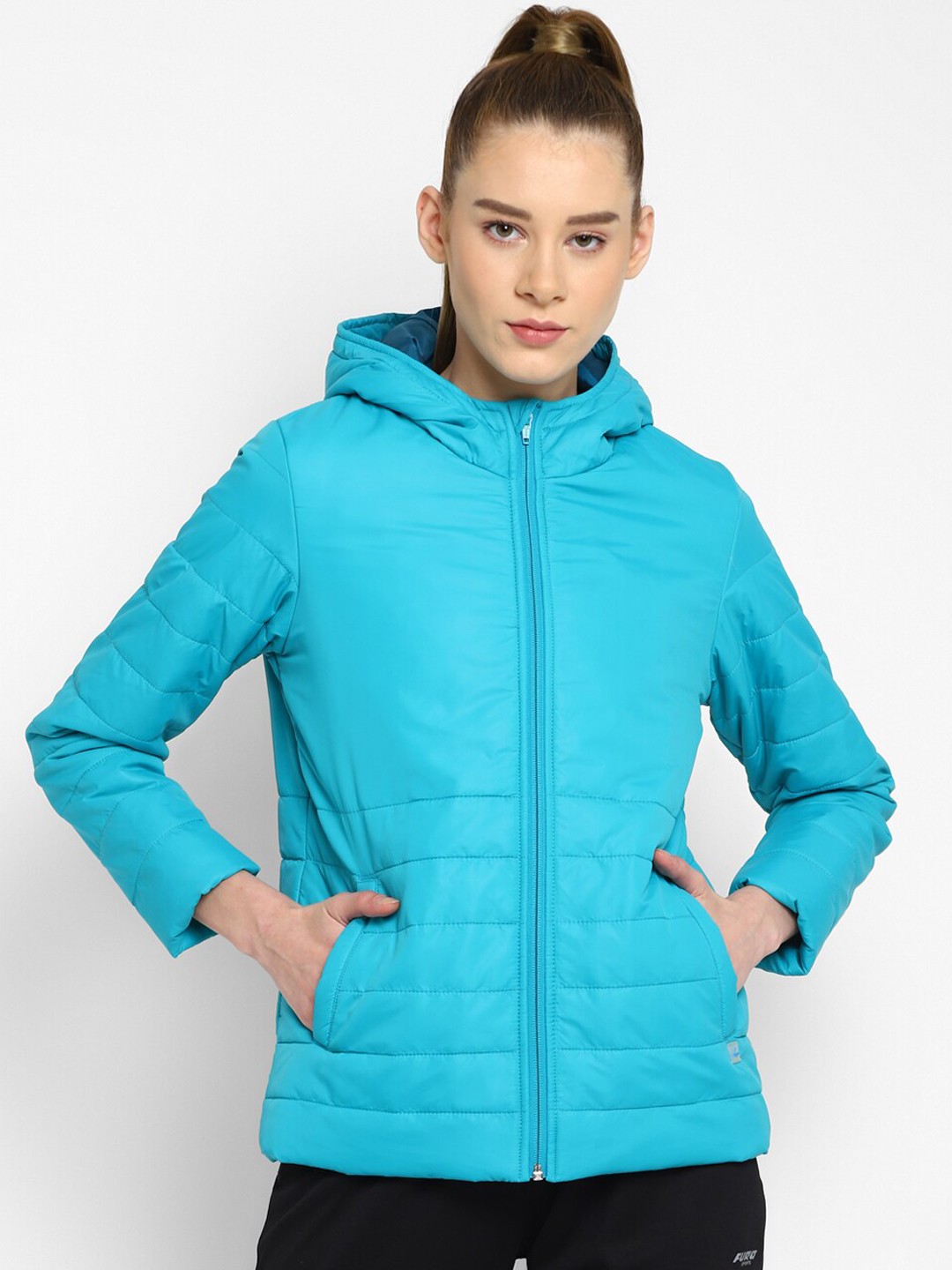 

FURO by Red Chief Women Blue Lightweight Padded Jacket