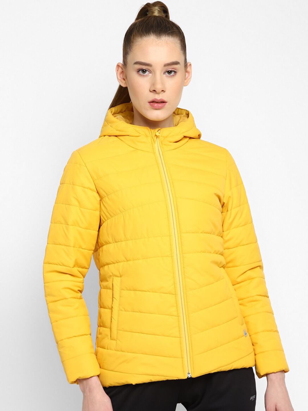 

FURO by Red Chief Women Yellow orange Lightweight Puffer Jacket