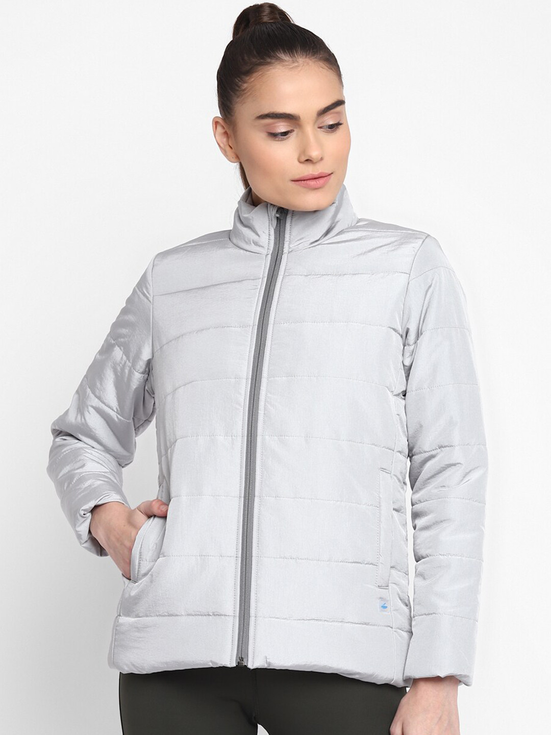 

FURO by Red Chief Women Silver-Toned Lightweight Padded Jacket