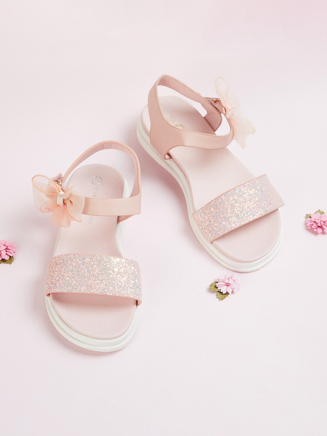 

Fame Forever by Lifestyle Girls Pink Embellished Flats