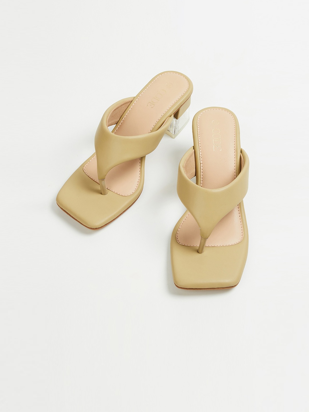 

CODE by Lifestyle Green Block Sandals