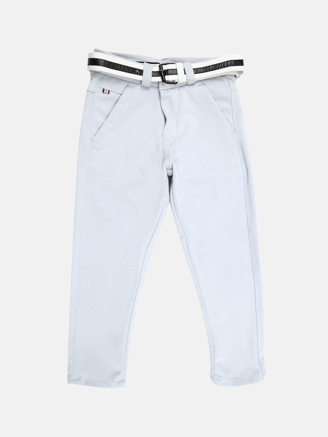 

V-Mart Boys Blue Solid Regular Fit Trousers