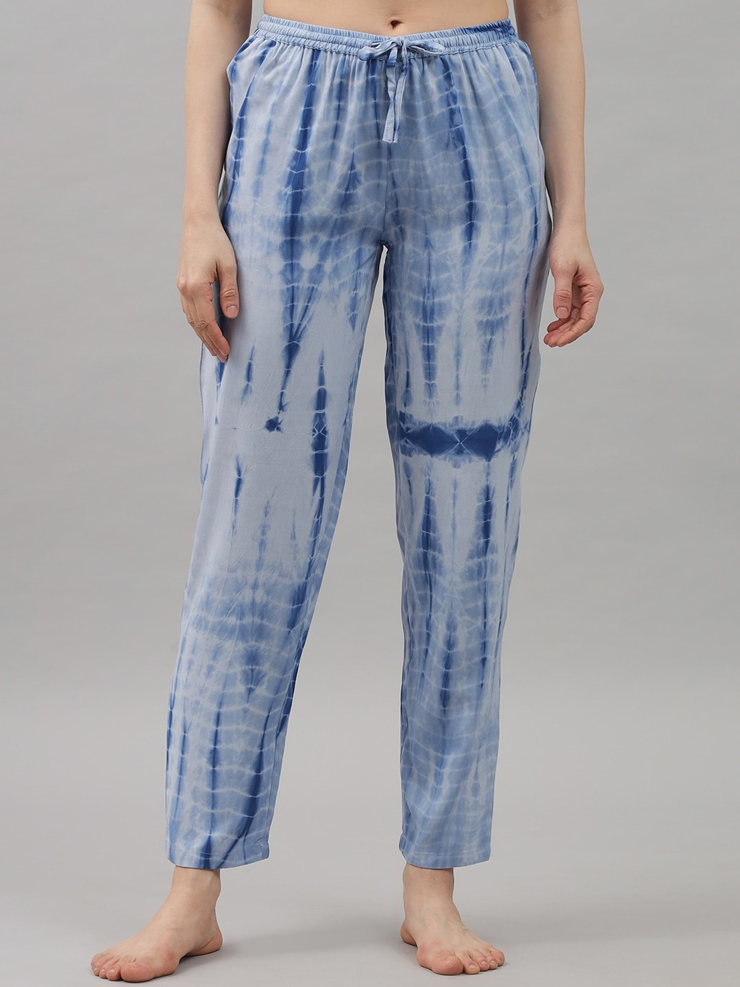 

Shararat Blue Printed Lounge Pants
