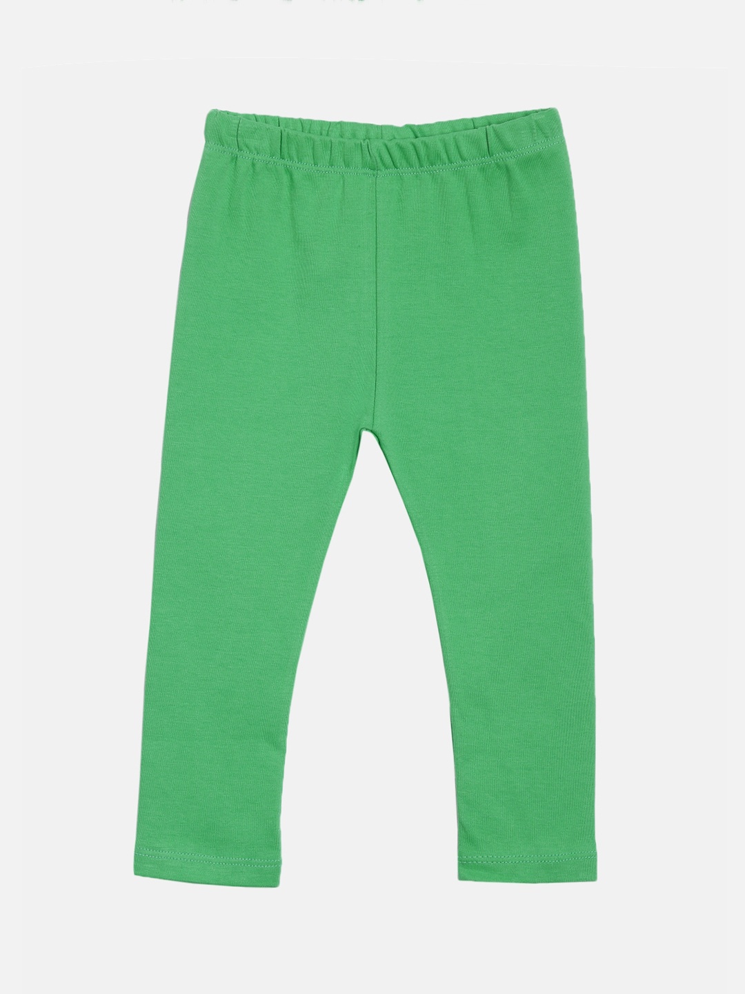

Kryptic Girls Infant Girls Green Solid Pure Cotton Ankle-Length Leggings