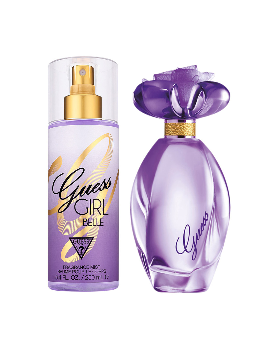 

GUESS Women Set of Girl Belle Eau de Toilette 100 ml & Body Mist 250 ml, Purple
