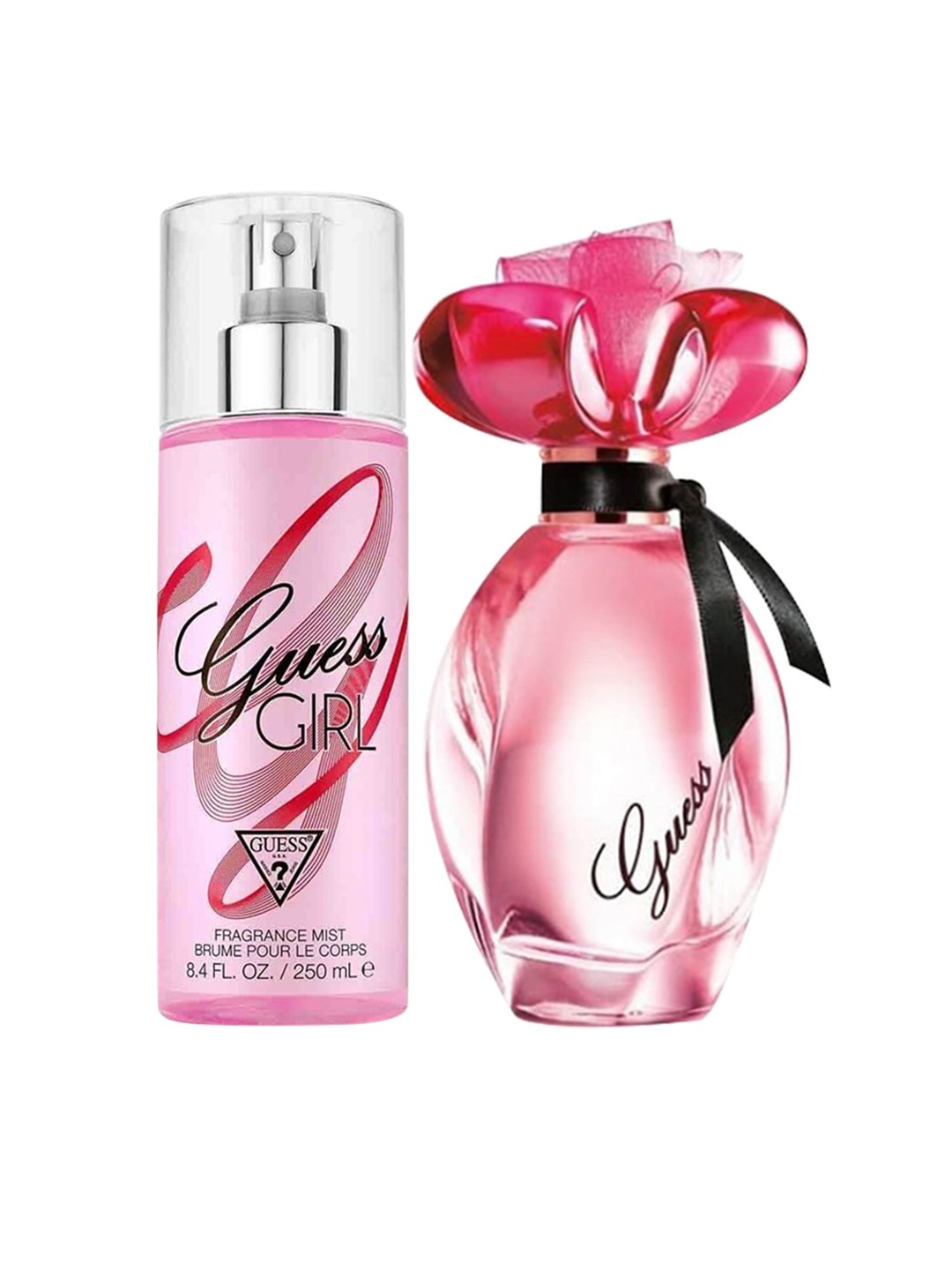 

GUESS Women Set of Girl Eau De Toilette 100 ml & Body Mist 250 ml, Pink