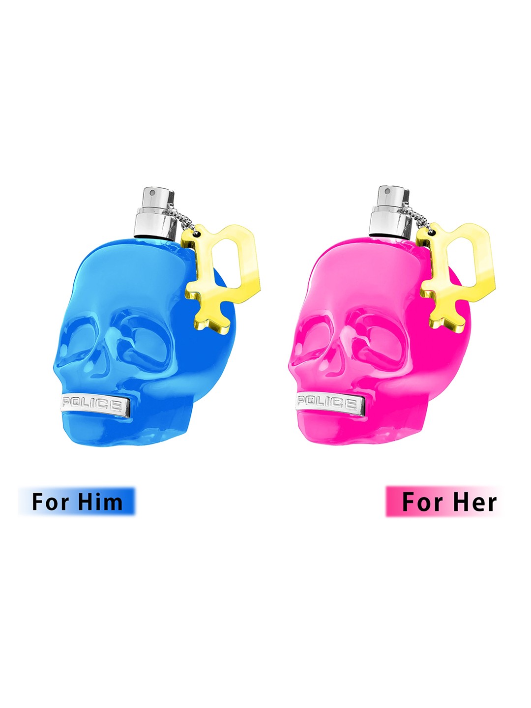 

Police Set of To Be Goodvibes Eau de Toilette & Eau de Parfum for Him & Her - 125ml each, Pink