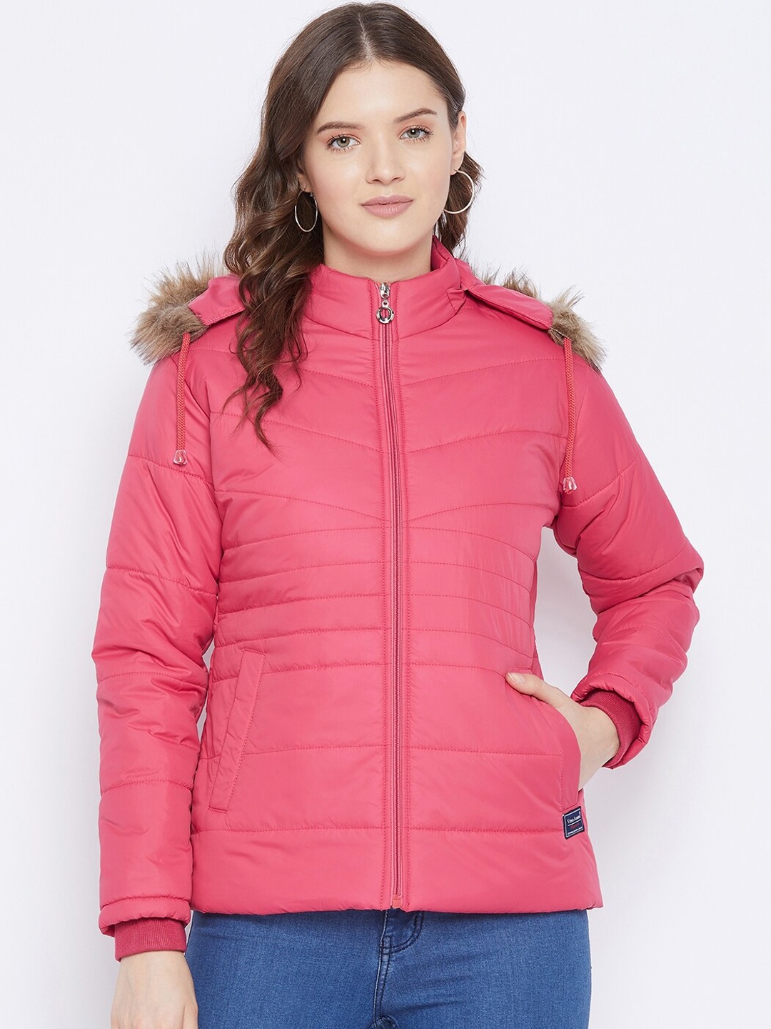 

VERO AMORE Women Pink Insulator Outdoor Parka Jacket Plus Size