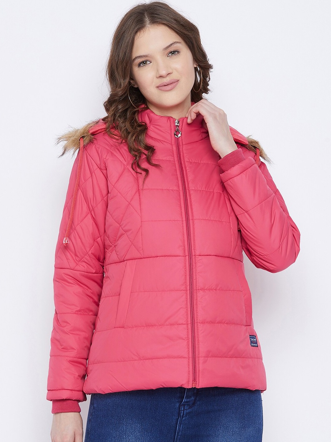 VERO AMORE Women Pink Insulator Outdoor Parka Jacket